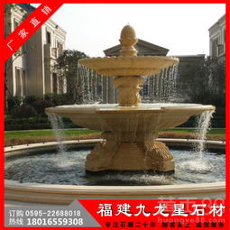 【花崗巖室外噴泉廣場石雕流水?dāng)[件惠安石雕廠家】- 